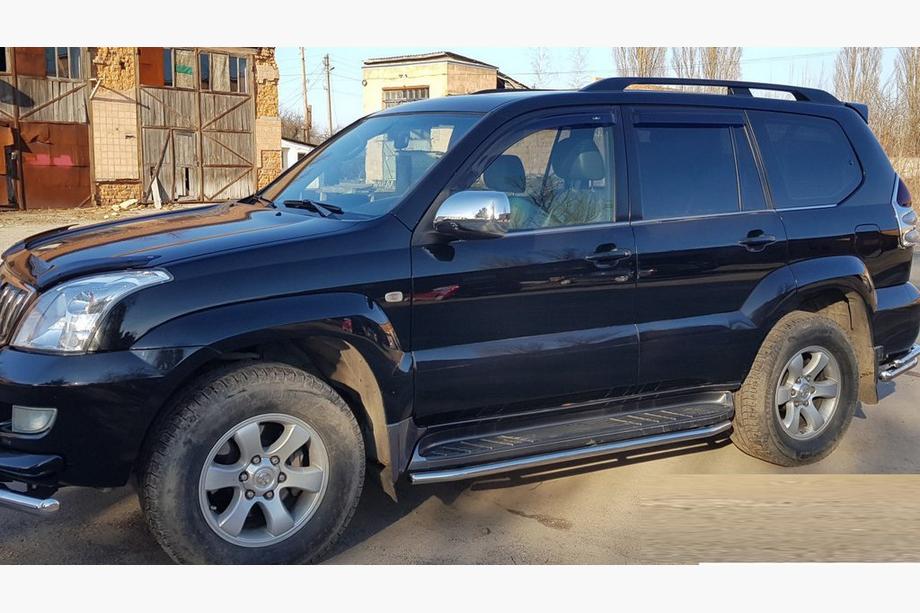 Toyota Land Cruiser Prado 120 2002-2009 Protector de estribo lateral BB004 (2 uds., acero inoxidable) Foto 2