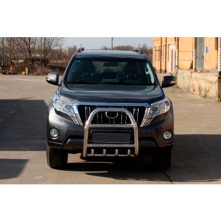 Defensa Delantera QT007 (Acero Inoxidable) Toyota Land Cruiser Prado 150 2009-2023 foto 3