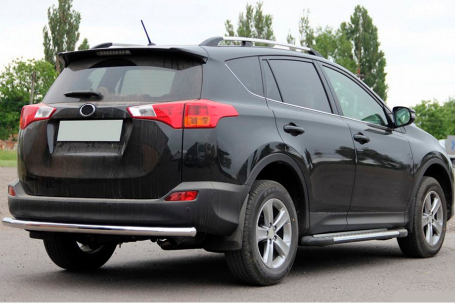 Toyota Rav 4 2013-2018 Barra Trasera AK002 (Acero Inoxidable) Image