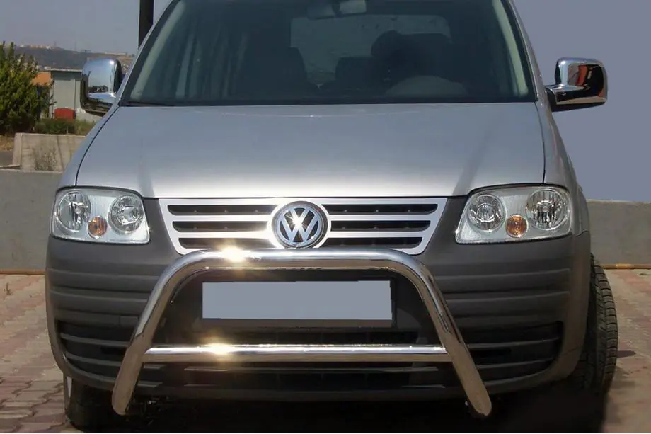 Volkswagen Caddy 2004-2010 Defensa Delantera WT005 (Acero Inoxidable) Image