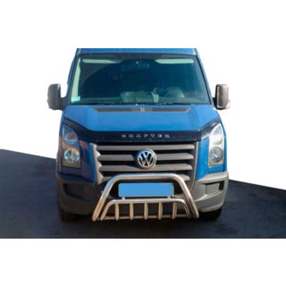 Defensa Delantera WT002 (Acero Inoxidable) Volkswagen Crafter 2006-2016 foto 1