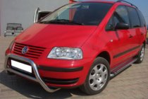 Volkswagen Sharan 1995-2010 Defensa Delantera WT005 (Acero Inoxidable) foto 2