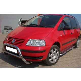 Defensa Delantera WT005 (Acero Inoxidable) Volkswagen Sharan 1995-2010 foto 2