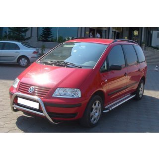Defensa Delantera WT005 (Acero Inoxidable) Volkswagen Sharan 1995-2010 foto 3