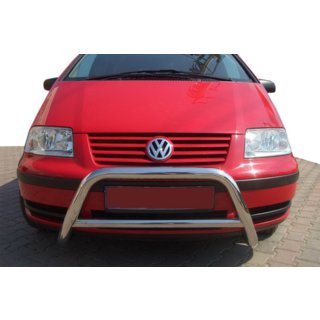 Defensa Delantera WT005 (Acero Inoxidable) Volkswagen Sharan 1995-2010 foto 1