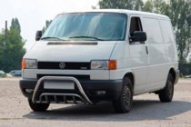 Volkswagen T4 Transporter 1990-2003 Defensa Delantera WT002 60mm (Acero Inoxidable) foto 3