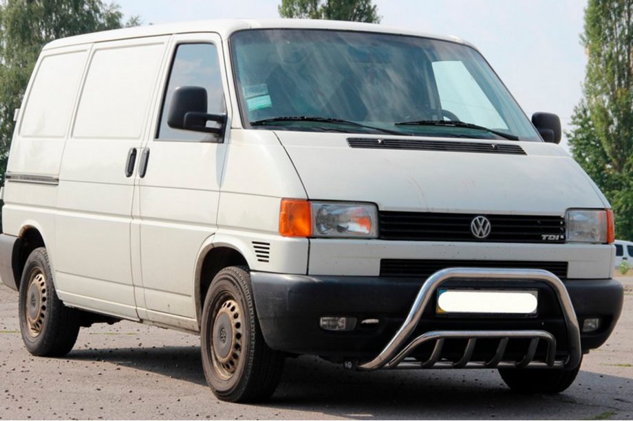 Volkswagen T4 Transporter 1990-2003 Defensa Delantera WT002 60mm (Acero Inoxidable) Image