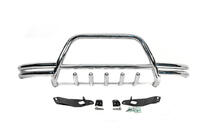 Volkswagen T4 Caravelle/Multivan 1990–2003 Defensa Delantera WT003 Plus-2 (Acero Inoxidable) foto 3