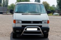 Volkswagen T4 Transporter 1990-2003 Defensa Delantera WT022 Acero Inoxidable foto 2