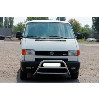 Defensa Delantera WT022 Acero Inoxidable Volkswagen T4 Transporter 1990-2003 foto 2
