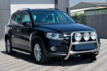 Volkswagen Tiguan 2007-2016 Defensa Delantera WT018 (Acero Inoxidable) foto 3