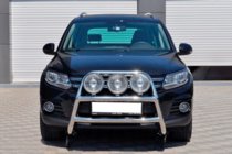 Volkswagen Tiguan 2007-2016 Defensa Delantera WT018 (Acero Inoxidable) foto 2