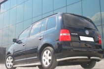 Volkswagen Touran 2003-2010 Esquinas traseras AK003 (2 uds., acero inoxidable) foto 4