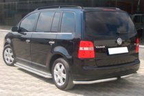 Volkswagen Touran 2003-2010 Esquinas traseras AK003 (2 uds., acero inoxidable) foto 3