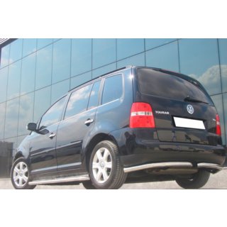 Esquinas traseras AK003 (2 uds., acero inoxidable) Volkswagen Touran 2003-2010 foto 4