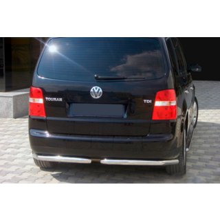 Esquinas traseras AK003 (2 uds., acero inoxidable) Volkswagen Touran 2003-2010 foto 1
