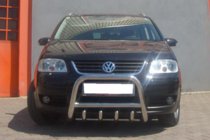 Volkswagen Touran 2003-2010 Defensa Delantera QT006 (Acero Inoxidable) foto 2