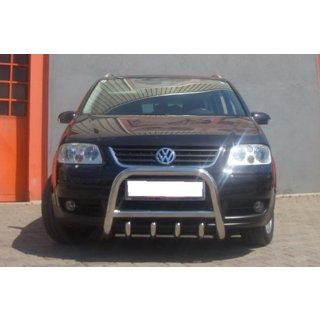 Defensa Delantera QT006 (Acero Inoxidable) Volkswagen Touran 2003-2010 foto 2