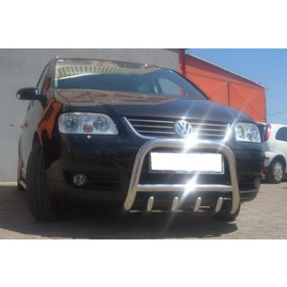 Defensa Delantera QT006 (Acero Inoxidable) Volkswagen Touran 2003-2010 foto 4