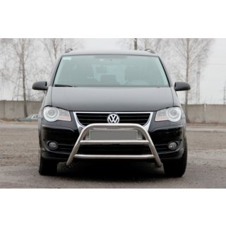 Defensa Delantera WT022 Acero Inoxidable Volkswagen Touran 2003-2010 foto 3