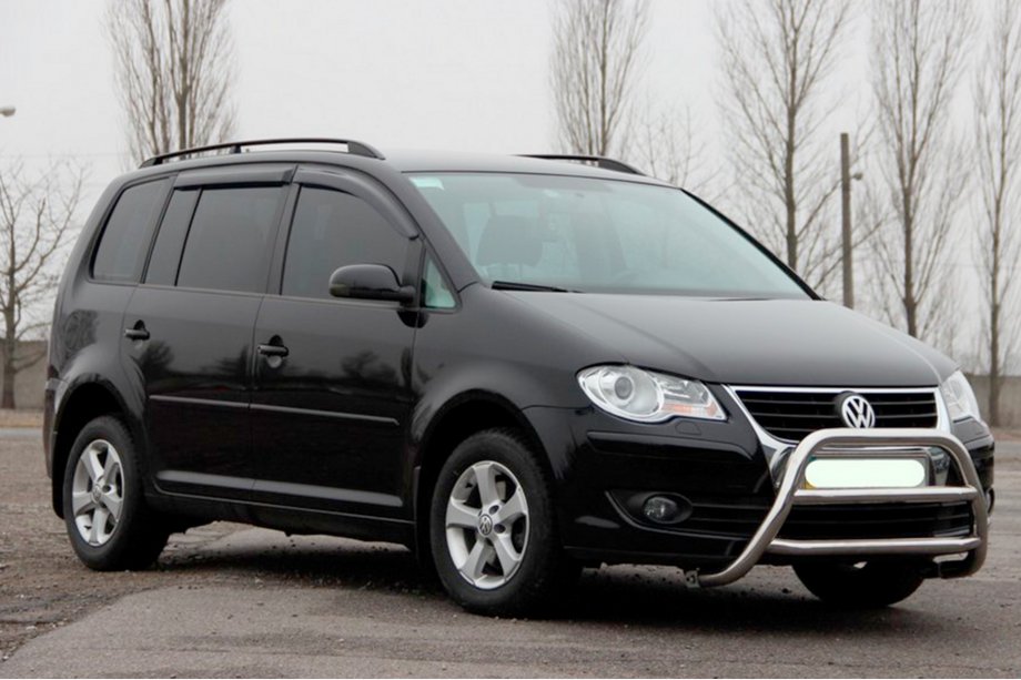 Volkswagen Touran 2003-2010 Defensa Delantera WT022 Acero Inoxidable Foto 1