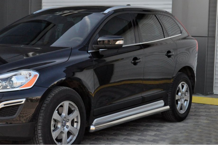 Volvo XC60 2009-2017 Barras Laterales BB004 (2 uds, acero inoxidable) Image