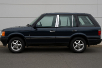 Range Rover II P38A 1997-2002 Molduras de Acero Inoxidable para Pilares de Puerta (6 uds) foto 1