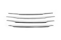 Ford Courier 2014-2023 Cubiertas de parrilla OmsaLine (2014-2018, 4 uds, acero inoxidable) foto 2