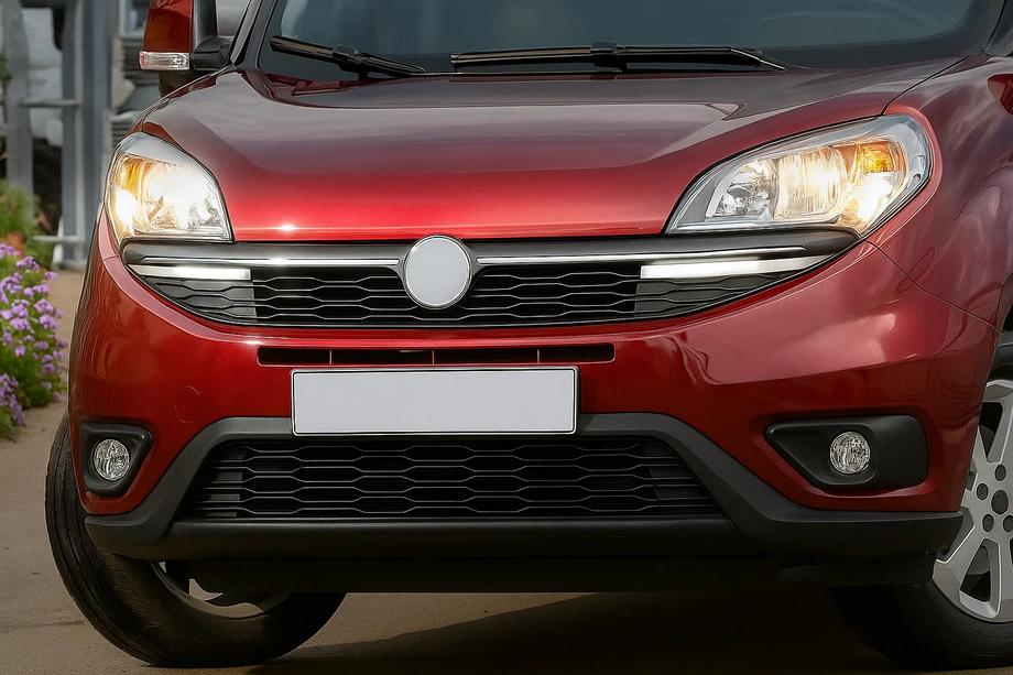 Fiat Doblo II 2010-2022 Luces diurnas Cromo (2014↗, LED) Image