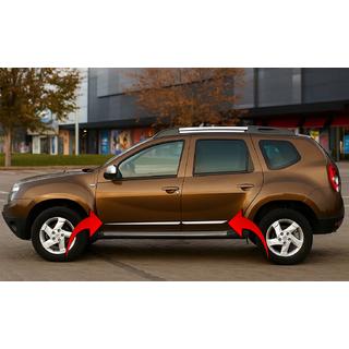 Molduras de Puerta Acero Inoxidable (4 uds) Renault Duster 2008–2017 foto 1
