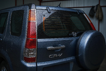 Honda CRV 2001-2006 Cubiertas cromadas para pilotos traseros (2 uds., plástico) foto 1