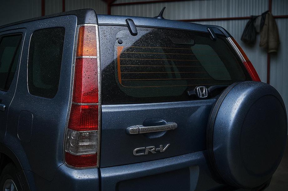 Honda CRV 2001-2006 Cubiertas cromadas para pilotos traseros (2 uds., plástico) Image
