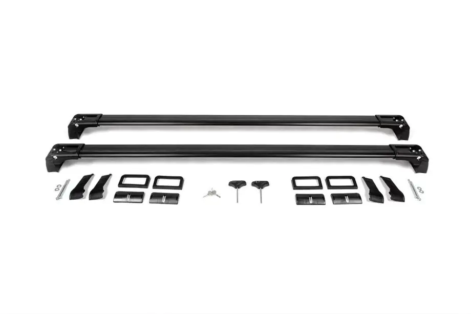Mercedes C-class W205 2014-2021 Barras de techo para puntos de anclaje originales (2 uds, con llave) Foto 2