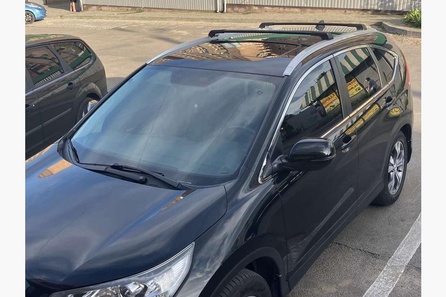 Honda CRV 2012-2016 Barras de techo para raíles integrados Skybar Special (juego de 2) Negro Foto 18