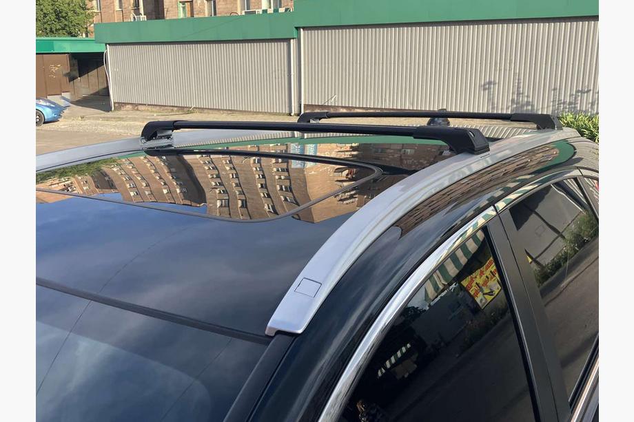 Honda CRV 2012-2016 Barras de techo para raíles integrados Skybar Special (juego de 2) Negro Foto 15