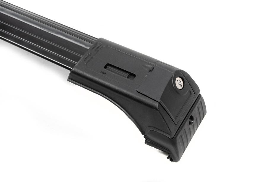 Barras de techo para raíles integrados con llave Skybar V2 (2 uds) hasta 120 cm, Negro Foto 17