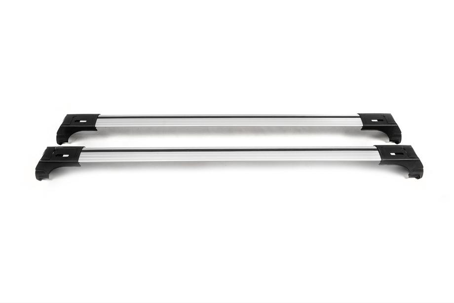 Barras de techo para raíles integrados con llave Skybar V2 (2 uds) hasta 120 cm, Negro Foto 21
