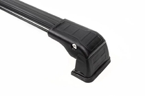 Volkswagen T5 Caravelle 2004-2010 Barras transversales de techo para puntos de anclaje originales (2 uds.) Negro foto 9