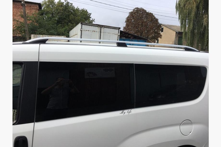 Opel Combo 2012-2018 Barras de techo CROWN (gris mate) Batalla Corta Foto 4