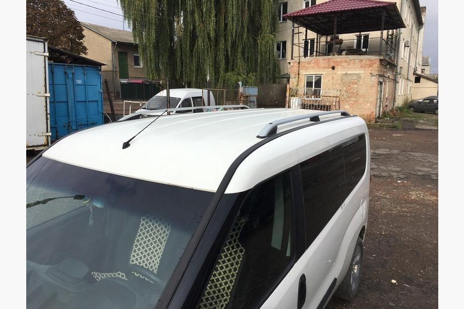 Opel Combo 2012-2018 Barras de techo CROWN (gris mate) Batalla Corta Foto 5
