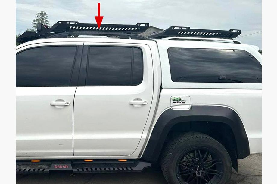 Volkswagen Amarok 2010-2022 Barras de Techo Skyport BLACK Foto 2