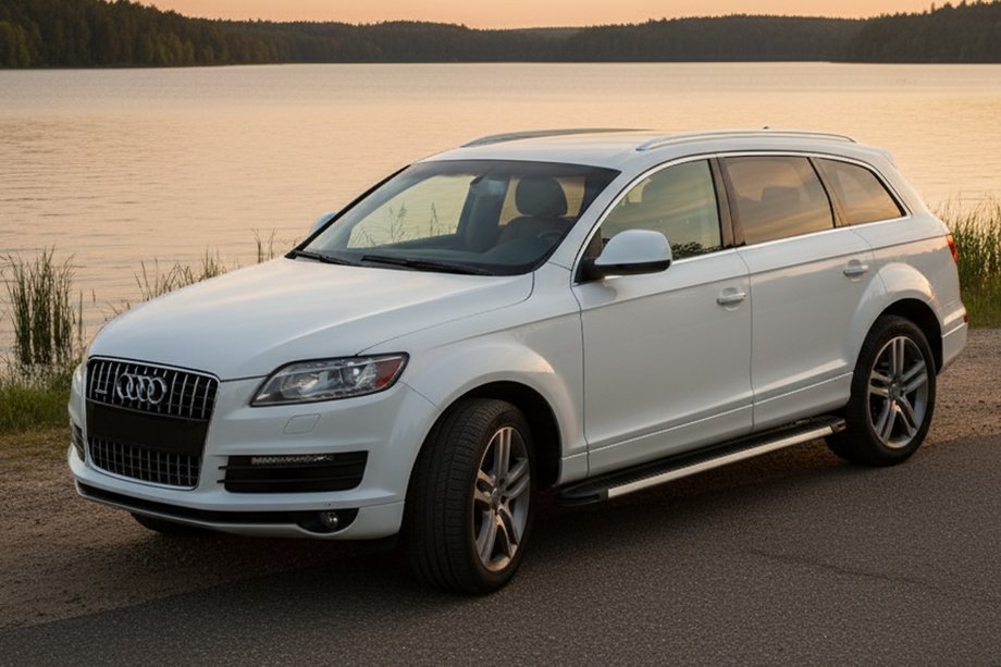 Audi Q7 2005-2015 Estribos Laterales Maya V1 (2 uds., Aluminio) Image