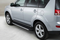 Citroen C-Crosser 2007-2013 Estribos Laterales Maya V1 (2 uds., Aluminio) foto 1