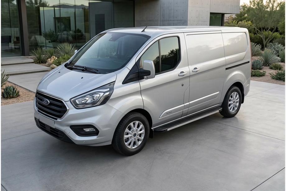 Ford Custom 2013-2022 Estribos Laterales Maya (2 uds., Aluminio) Image