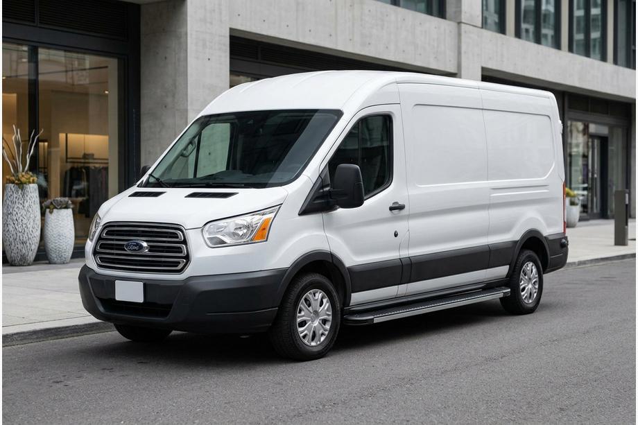 Ford Transit 2014- Estribos Laterales Maya (2 uds., Aluminio) Image