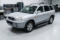 Hyundai Santa Fe 1 2000-2006 Estribos Laterales Maya V1 (2 uds., Aluminio) foto 1