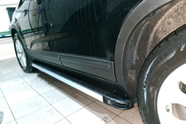 Kia Sorento II XM 2009-2014 Estribos Laterales Maya V1 (2 uds., Aluminio) foto 3