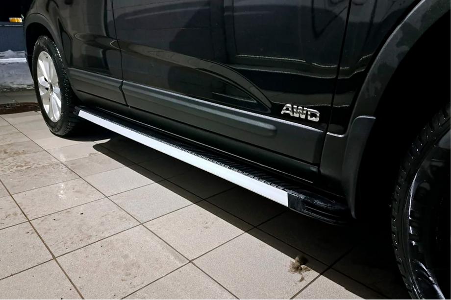 Kia Sorento II XM 2009-2014 Estribos Laterales Maya V1 (2 uds., Aluminio) Image