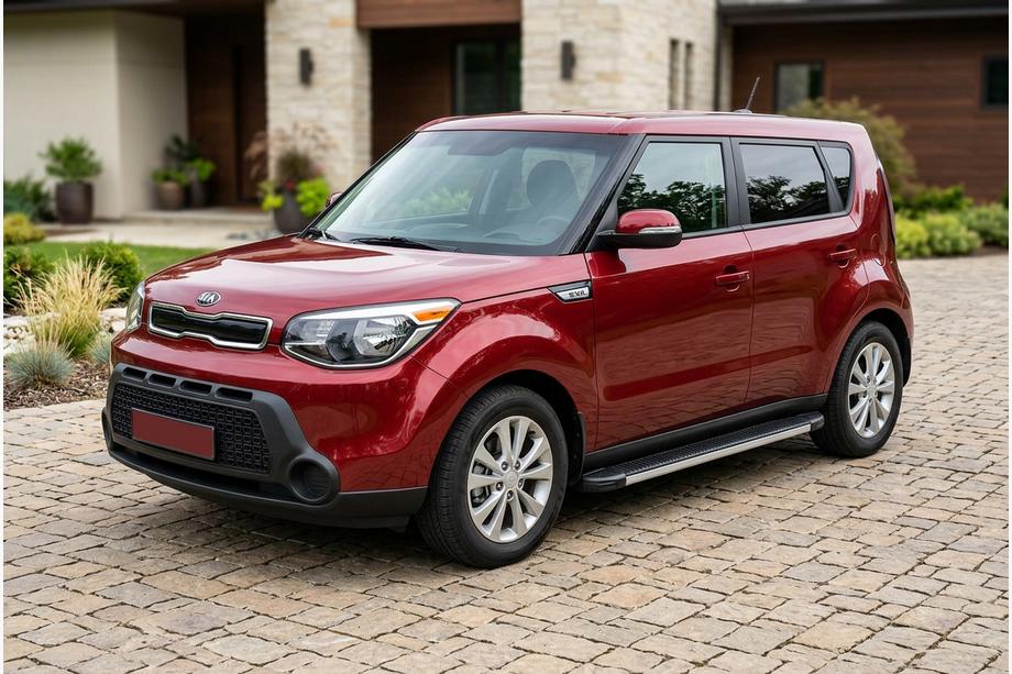 Kia Soul II 2013-2018 Estribos Laterales Maya V1 (2 uds., Aluminio) Image