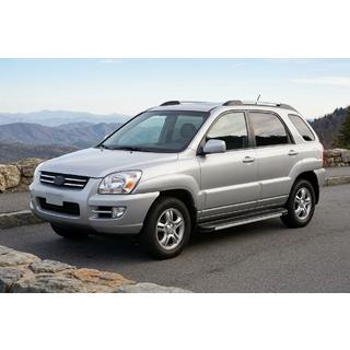 Estribos Laterales Maya V1 (2 uds., Aluminio) Kia Sportage 2004-2010 foto 1